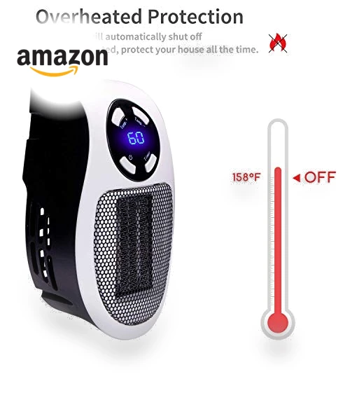 Portable Electric Space Heater with Adjustable Thermostat — Portable Heating Solutions, Brightown