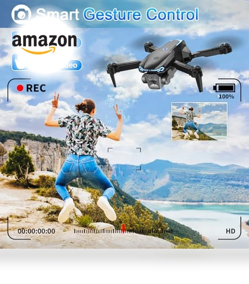 FPV Foldable Drone with 1080P HD Camera — Drones, Naseto
