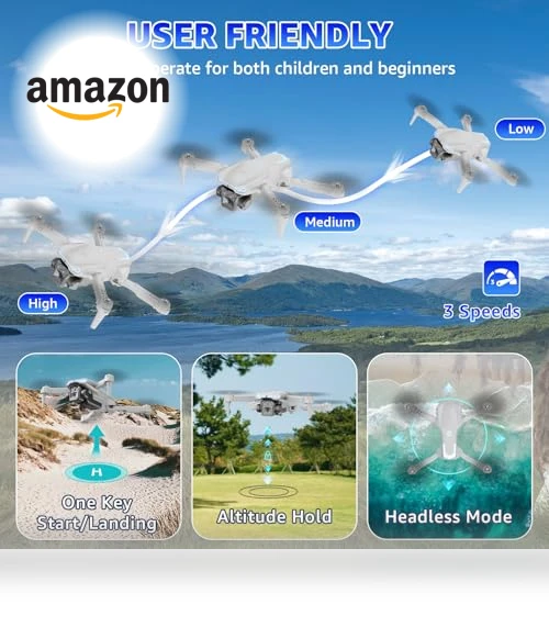 1080P HD Mini FPV Drone with Camera for Kids & Adults — Drones, X-shop