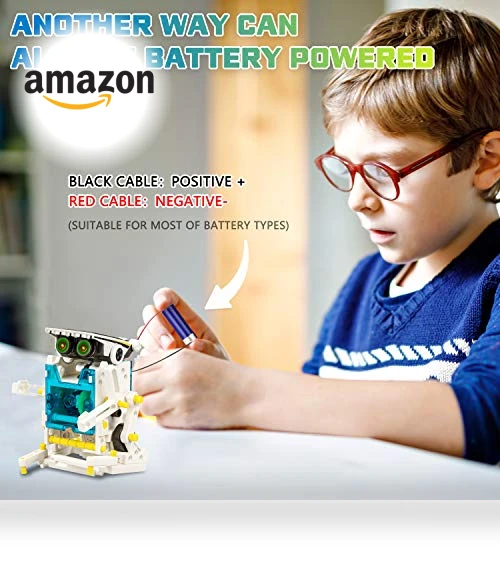 13-in-1 Solar Power Robots Creation Toy, Educational DIY Robotics Kit — Solar Power, Bottleboom