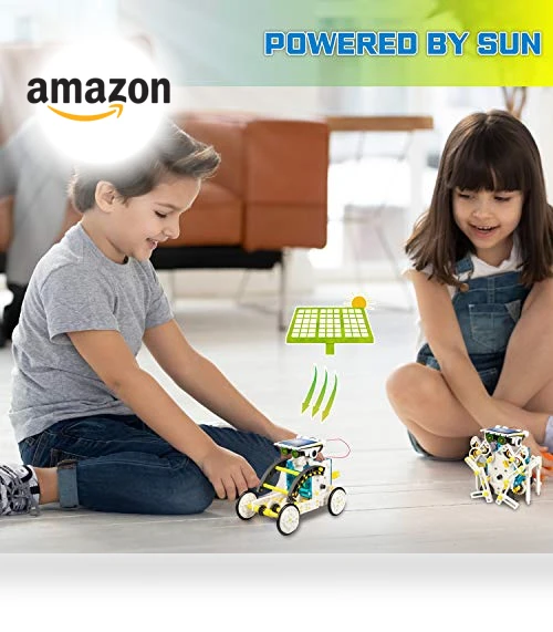 13-in-1 Solar Power Robots Creation Toy, Educational DIY Robotics Kit — Solar Power, Bottleboom