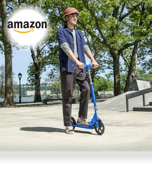 2-Wheel Kick Scooter with Adjustable Handlebar and Rear Brake — Push Scooters, Jetson