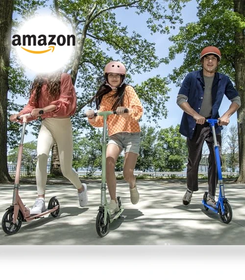 2-Wheel Kick Scooter with Adjustable Handlebar and Rear Brake — Push Scooters, Jetson