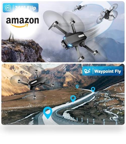 2K HD FPV Drone with Brushless Motor, Foldable Mini Drones for Kids and Beginners — Drones & UAV Technology, BLINORY