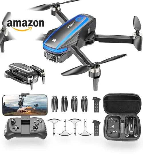 4K Brushless Motor Drone with Camera, FPV, WiFi, Voice Control — Drones, PLEGBLE