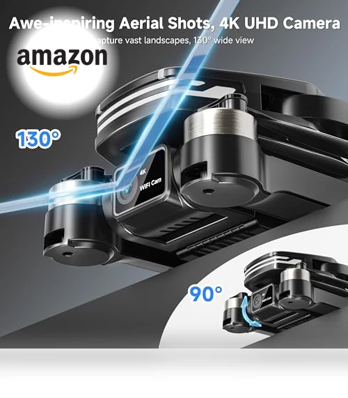 4K Brushless Motor Drone with Camera, FPV, WiFi, Voice Control — Drones, PLEGBLE