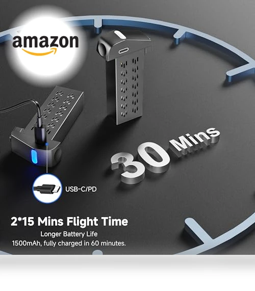 4K Brushless Motor Drone with Camera, FPV, WiFi, Voice Control — Drones, PLEGBLE