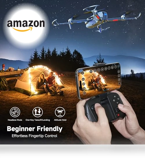 4K Brushless Motor Drone with Camera, FPV, WiFi, Voice Control — Drones, PLEGBLE