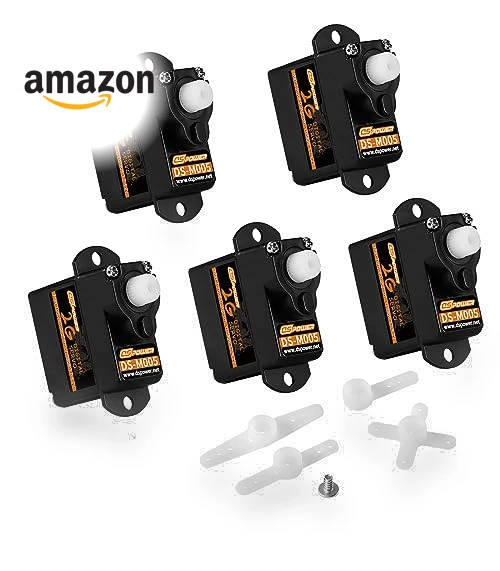 5PCS 2G Plastic Gear Mini Servo Kit for RC Models — Servos