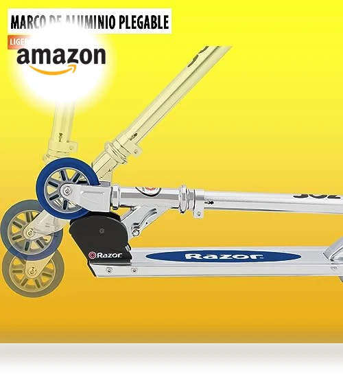 Kick Scooter for Kids - Lightweight, Foldable, Adjustable Handlebars — Push Scooters, Razor