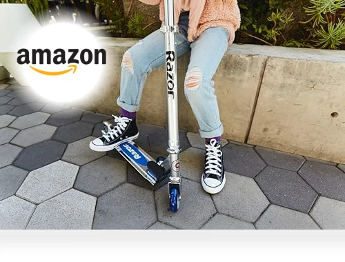 Kick Scooter for Kids - Lightweight, Foldable, Adjustable Handlebars — Push Scooters, Razor