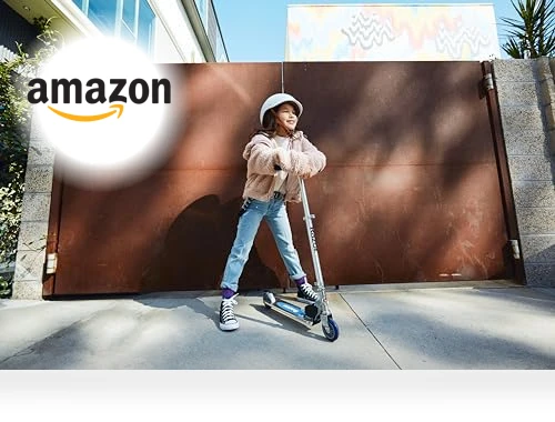 Kick Scooter for Kids - Lightweight, Foldable, Adjustable Handlebars — Push Scooters, Razor