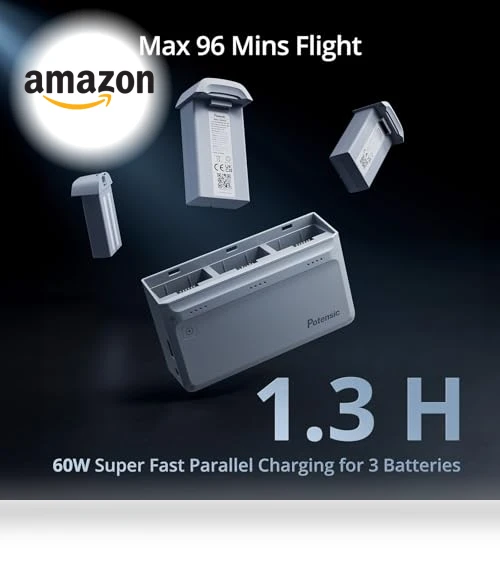 3-Axis Gimbal 4K GPS Drone Under 249g with Visual Tracking — Drones & UAV Technology, Potensic