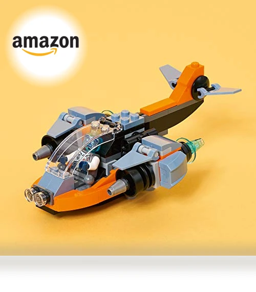 3 in 1 Cyber Drone Space Toy Building Set — Construction Kits, LEGO