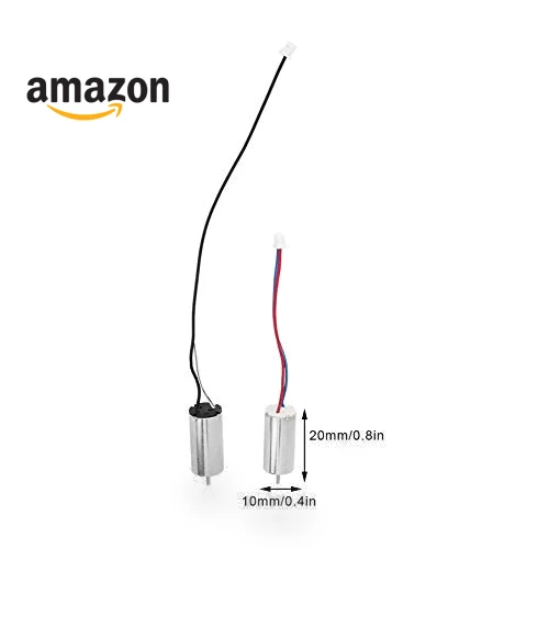 Micro Motor 4Pcs Set, 10x20mm Brush Motor, 44000RPM, Low Noise for Robotics — 3D Printer Motors, Acogedor
