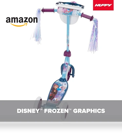 Disney and Marvel Toddler Kids 3-Wheel Scooters, Multiple Color Options, Ages 3+ Years Old — Electric Vehicles, Huffy