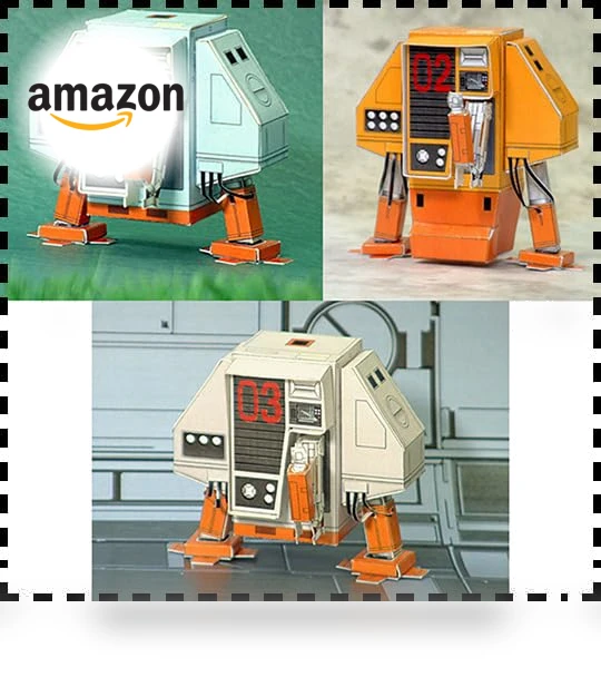 Silent Running Robot Drone DIY Handcraft Paper Model Kit — Paper Craft, NZPOST