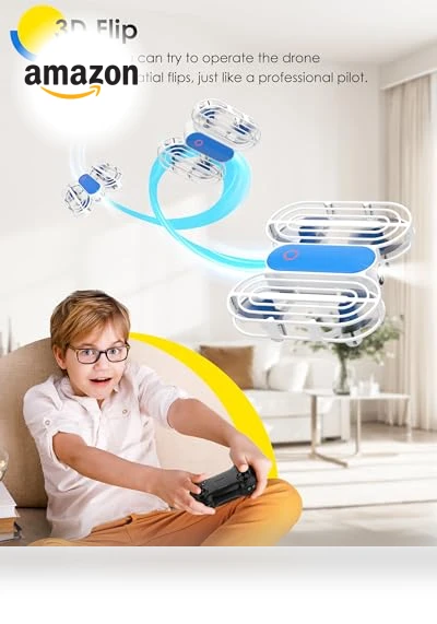 Kids Drone with Altitude-Hold, 3D Flip, and Headless Mode — Flying Toys, JY09
