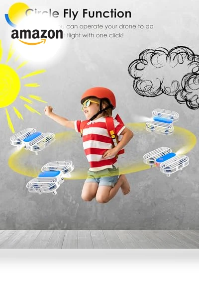 Kids Drone with Altitude-Hold, 3D Flip, and Headless Mode — Flying Toys, JY09