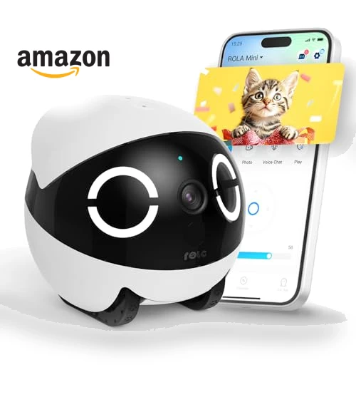 Movable Pet Camera Robot with 2K Resolution and Night Vision — Security & Surveillance Robots, Enabot
