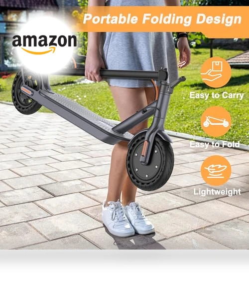 Electric Scooter with Powerful Motor, Long Range, and Cruise Control — Electric Self-Balancing Scooters, VOLPAM