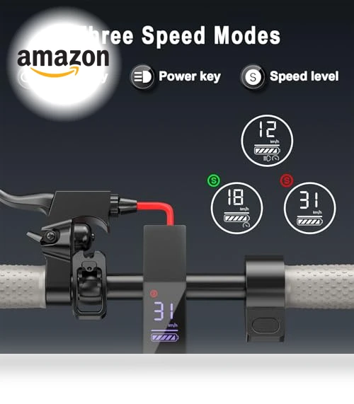 Portable Foldable Electric Scooter for Adults - 8.5" Solid Tires, 350W Motor — Electric Vehicles, Roinside