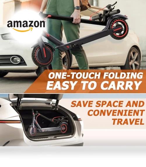 Electric Scooter for Adults with 350W Motor, 281Wh Battery, 8.5" Tires, Up to 22 Miles Range — Electric Vehicles, Qlaway