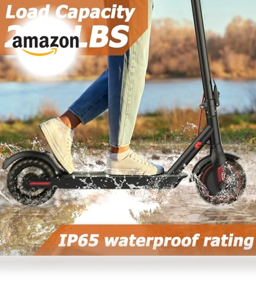 Electric Scooter for Adults with 350W Motor, 281Wh Battery, 8.5" Tires, Up to 22 Miles Range — Electric Vehicles, Qlaway