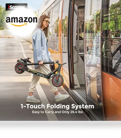 Electric Scooter for Adults with Cruise Control and Double Braking Systems — Electric Vehicles, iScooter