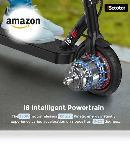 Electric Scooter for Adults with Cruise Control and Double Braking Systems — Electric Vehicles, iScooter