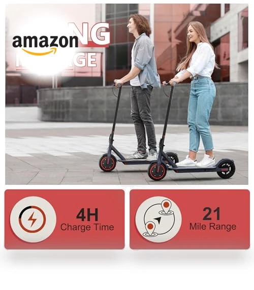 Electric Scooter for Adults with Dual Suspension and APP Control — Electric Vehicles, V1