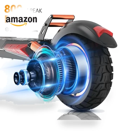 Electric Scooter with Seat 10" Off Road Pneumatic Tires Long Range Motorized e-Scooter — Electric Vehicles, IENYRID