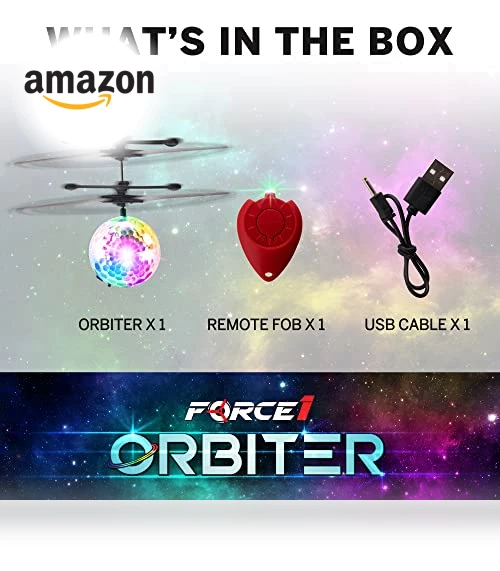 Flying Orb Ball Toy Hand Operated Spinner Drones for Kids - Mini UFO Drone Toys with Remote — Drones & UAV Technology, Force1