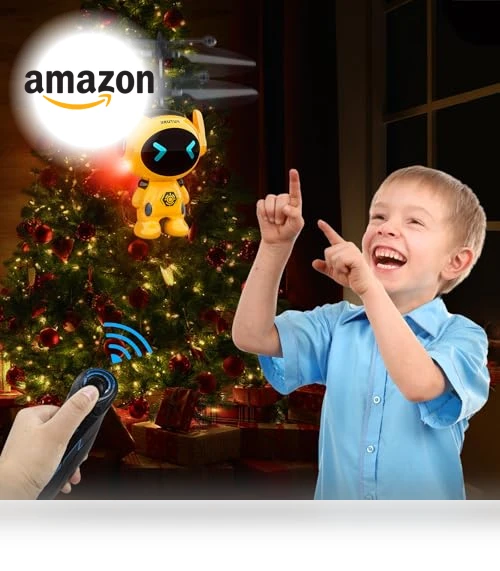 Remote Control Flying Robot Toy for Kids and Adults — Interactive Figures & Robots, Tcvents