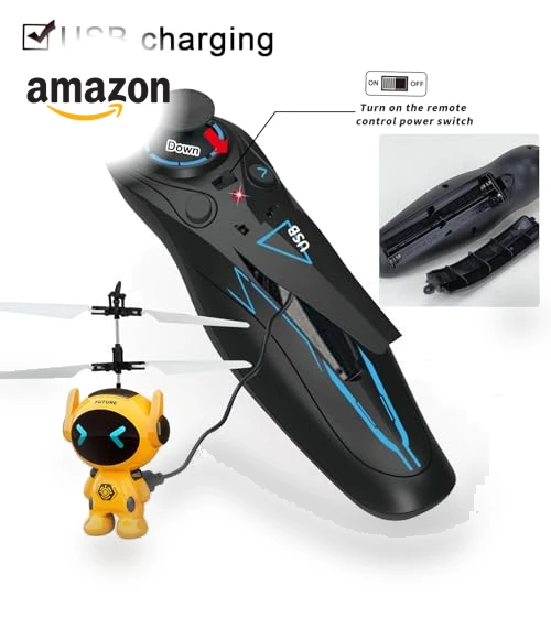 Remote Control Flying Robot Toy for Kids and Adults — Interactive Figures & Robots, Tcvents