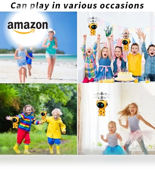 Remote Control Flying Robot Toy for Kids and Adults — Interactive Figures & Robots, Tcvents