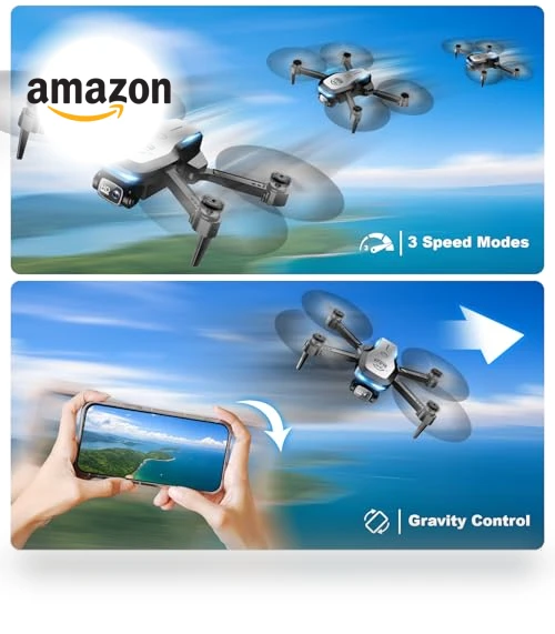 1080P FPV Foldable Drone with Camera for Beginners — Drones, Velcase