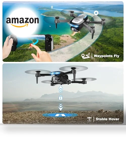 1080P FPV Foldable Drone with Camera for Beginners — Drones, Velcase