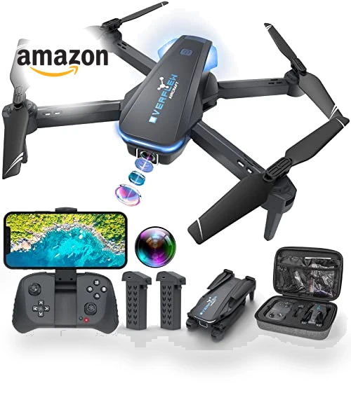 Foldable Drone with 1080P Camera, Voice Control, and Gesture Selfie — Drones, Hiturbo