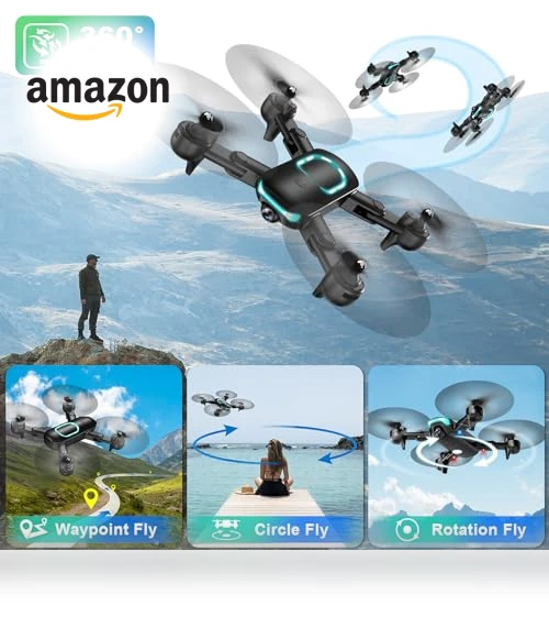 Foldable Drone with 1080P Camera for Kids and Adults — Drones & UAV Technology, REDRIE