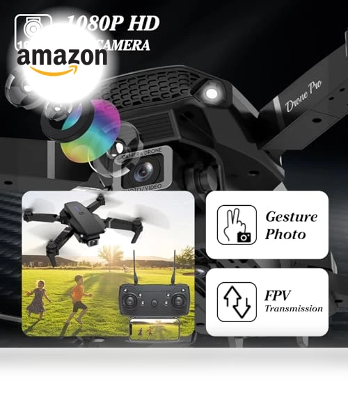 Foldable Mini Drone with 1080p Camera for Kids — Drones & UAV Technology, BeiyoQSZ