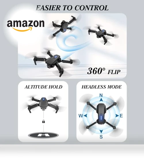 Foldable Mini Drone with 1080p Camera for Kids — Drones & UAV Technology, BeiyoQSZ