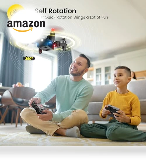 Foldable Mini Nano RC Drone with Altitude Hold and 3D Flips — Flying Toys, Holy Stone