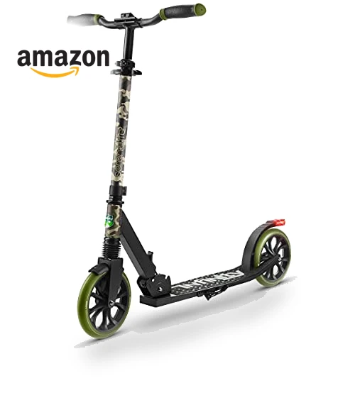 Adjustable T-Bar Handlebar Kick Scooter for Adults and Kids — Push Scooters, SereneLife