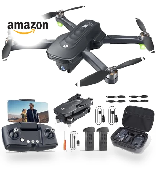 GPS Drone with 4K Camera, Auto Return, Follow Me, Brushless Motor, 46 Mins Flight — Drones, Holy Stone