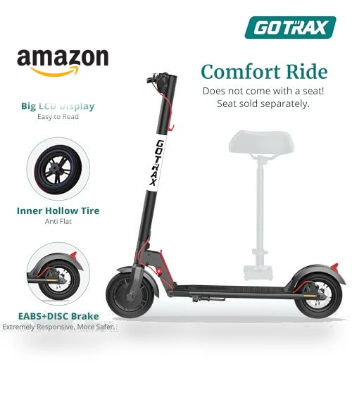 GXL V2 Electric Scooter with 8.5" Solid Tire, 250W Motor, Foldable Design — Push Scooters, Gotrax