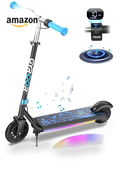 Electric Scooter for Kids with LED Display and Adjustable Speed — Electric Vehicles, Gyroor
