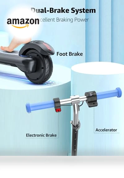 Electric Scooter for Kids with LED Display and Adjustable Speed — Electric Vehicles, Gyroor