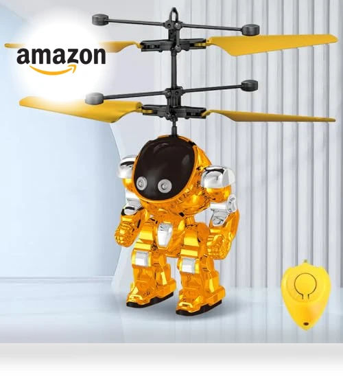 Hand Controlled Drone Toy with LED Light for Kids — Interactive Learning Devices, BYIUA