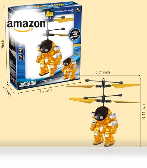 Hand Controlled Drone Toy with LED Light for Kids — Interactive Learning Devices, BYIUA